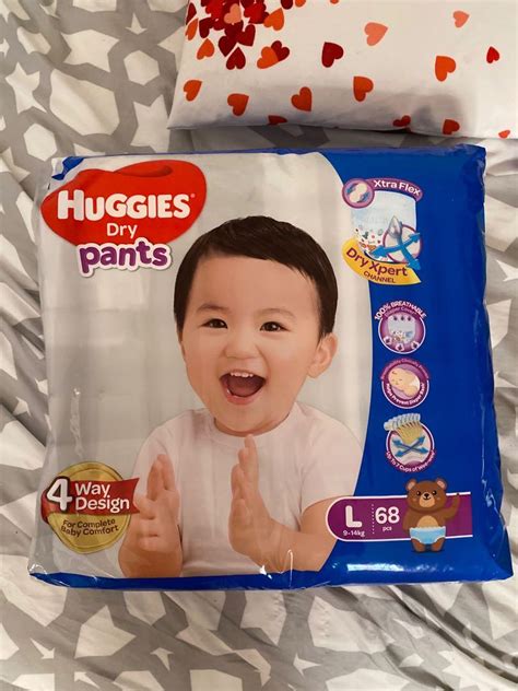 Huggies Dry Pants L 68 Pcs Babies And Kids Bathing And Changing Diapers