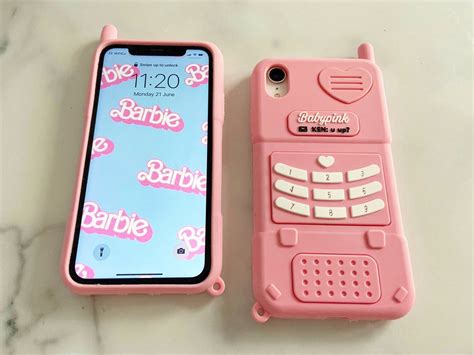 Barbie Pink Iphone 3d Silicone Soft Phone Case Barbie Dream Etsy