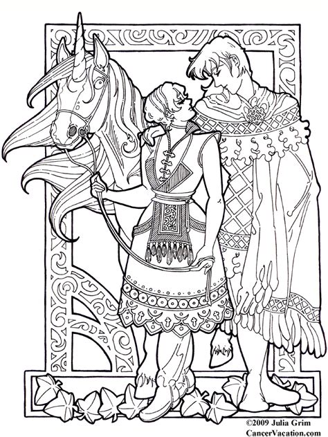 Https://tommynaija.com/coloring Page/advanced Fantasy Coloring Pages