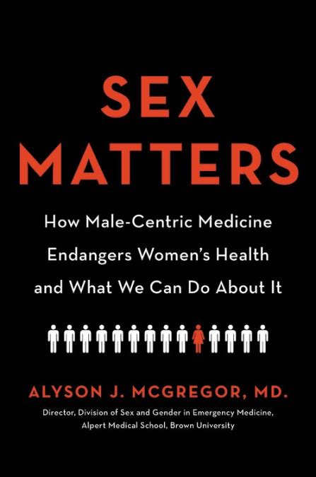 Sex Matters By Alyson J Mcgregor Md Hachette Book Group
