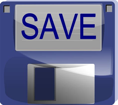 Save Button Clip Art At Vector Clip Art Online Royalty