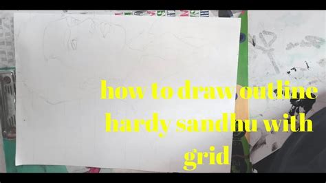 Hardy sandhu is an indian singer and actor. How to draw outline of hardy Sandhu - YouTube