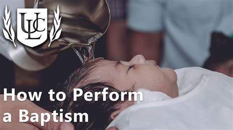 How To Perform A Baptism Youtube