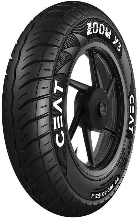 Ceat Zoom X3 90100 10 53j Tl Standard Front And Rear Two Wheeler Tyre