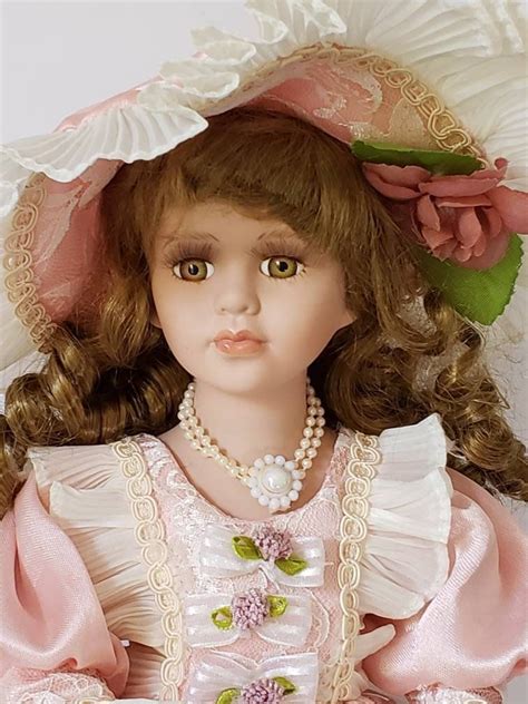 Genuine Porcelain Doll Victorian Porcelain Doll Collectible Doll