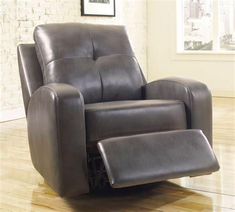 Swivel and reclining chairs are the best pieces of furniture where you can enjoy watching movies, read a book or just this swivel recliner chair features integrated headrest, plush upholstered and. Modern Swivel Recliner Options - HomesFeed