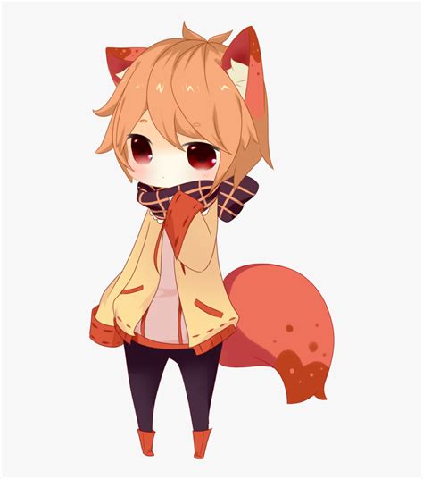Cute Anime Boy Fox Hd Png Download Transparent Png Image Pngitem