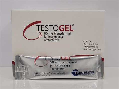 Testosterone Gel 10 Sachets 50 Mg Per Sachet Erkim Expires 2026