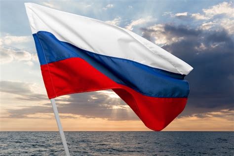 Bandeira Da Rússia Ilustração Da Bandeira Russa Acenando Baixar Fotos Premium