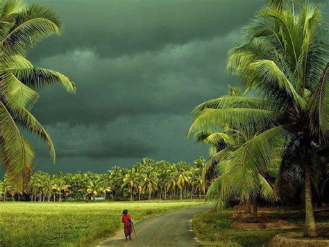 Kerala Tourism Monsoon Sky In Kerala A Dramatic View