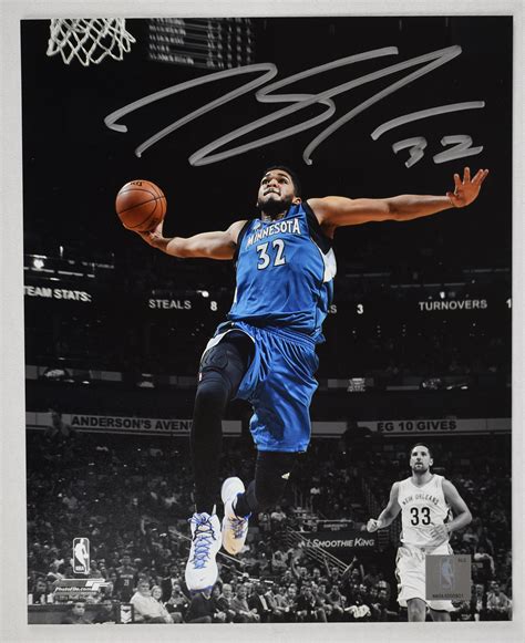 Lot Detail Karl Anthony Towns Autographed X Photo
