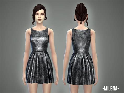 Milena Dress By April At Tsr Sims 4 Updates