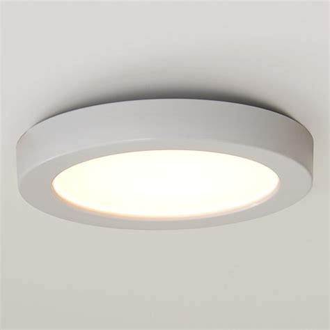 Compact, 11 drop for low ceiling fans. 7" LED Simple Round Low Profile Ceiling Light - Shades of ...