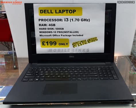Dell Laptop Processor I3 Special Offer At Mobile Links E13 Phone