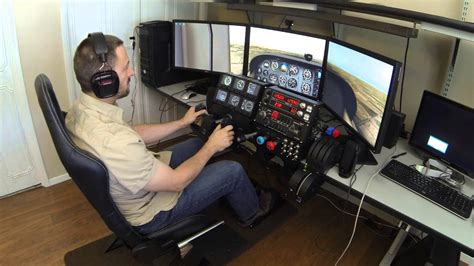 X Plane Simulator With Trackir And Saitek Cessna Pro Flight Controls