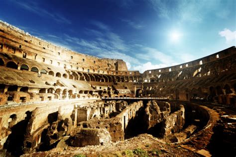 Inside Of Colosseum In Rome Italy Stock Editorial Photo © Iakov