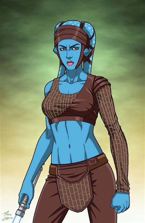 Aayla Secura Commission By Phil Cho On Deviantart Star Wars Images