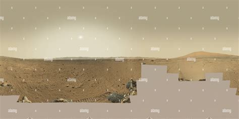 360° View Of Mars Panorama Curiosity Rover Martian Solar Day 541 Alamy