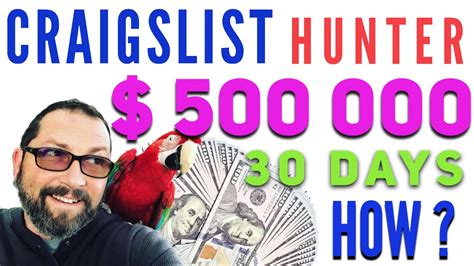 Craigslist Hunter / online business - YouTube