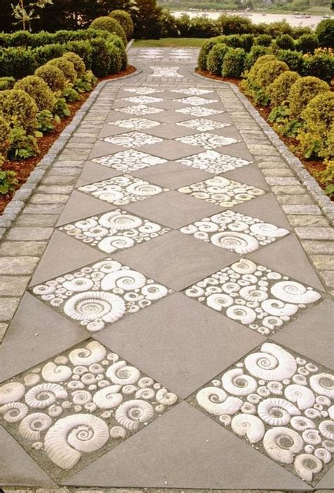 Use these steps to make concrete garden edging in whatever length you wish. Mosaic Garden Path Ideas - The garden!