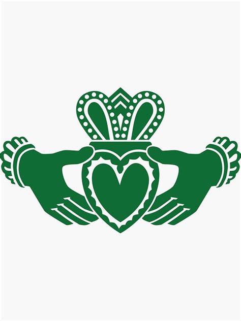 Celtic Claddagh Sticker By Designzz Claddagh Art Celtic Shamrock