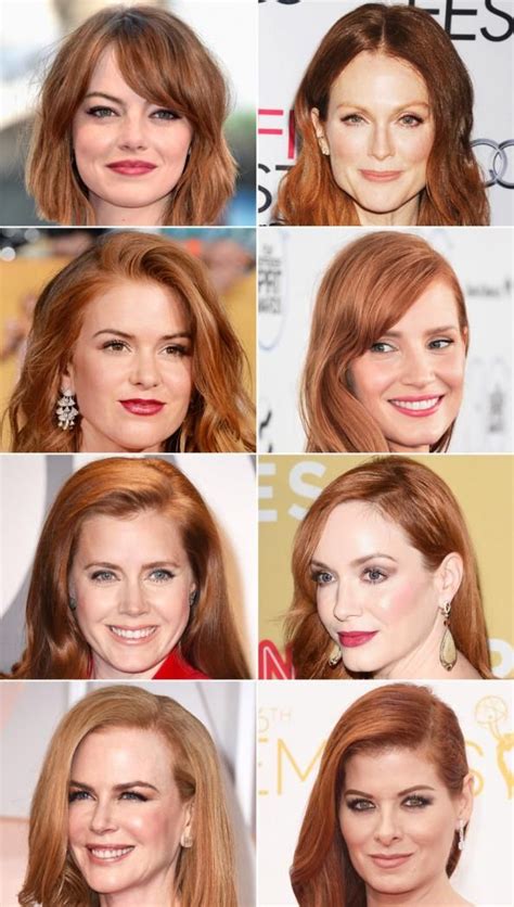 Hair color ranges from platinum blond to ebony, due to levels of pigments produced by specialized i know my hair is red, but it also has lots of other highlights. Natural or Not? Hollywood's Hottest Redheads | Red hair ...