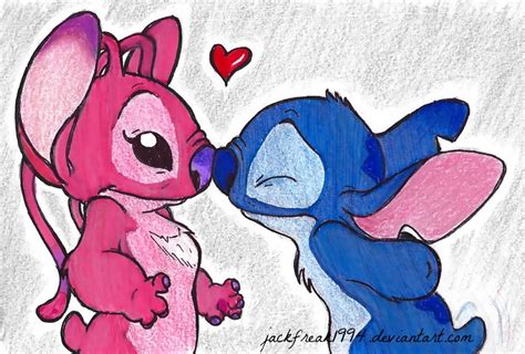 Stitch And Angel Stitch Drawing Cute Disney Drawings Disney Art