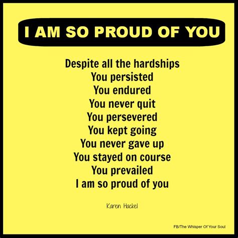 We Are So Proud Of You Quotes Quotesgram