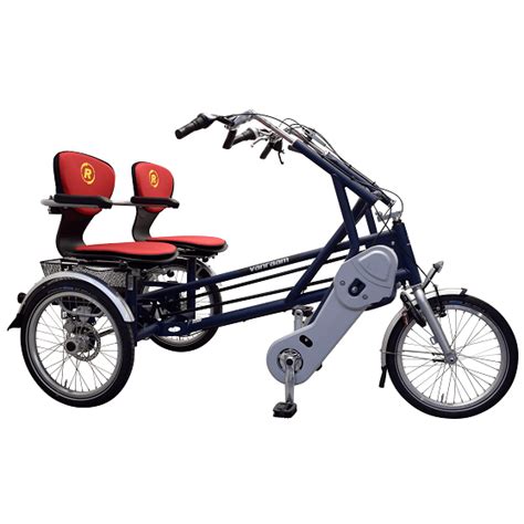 The ez quadribent can be separated into two recumbents bikes for solo riding and easy transportation. Side by side tandem Fun2Go componian cycle double rider ...