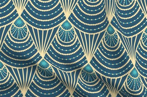 Colorful Fabrics Digitally Printed By Spoonflower Art Deco In 2021