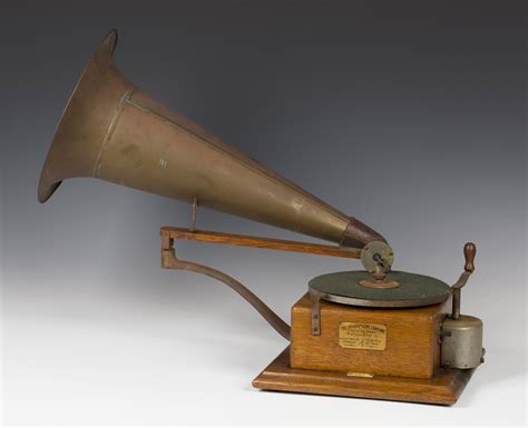 A late 19th century Berliner gramophone by 'The Gramophone Company ...