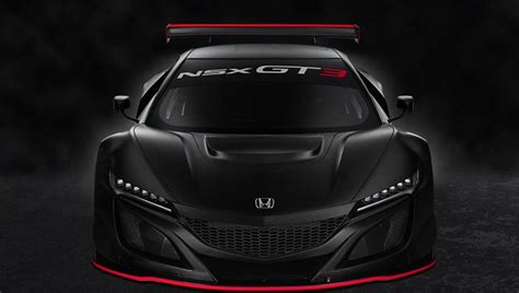 Honda NSX GT3 Sports Car Black Wallpaper Honda Nsx R Honda Cars