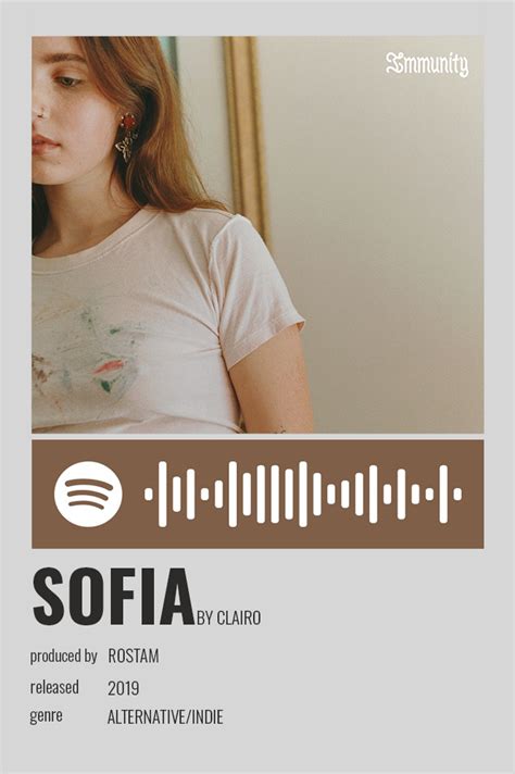 Sofia By Clairo Vintage Music Posters Music Poster Design Music