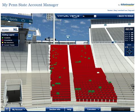 Penn State Beaver Stadium Seating Chart With Rows Bios Pics