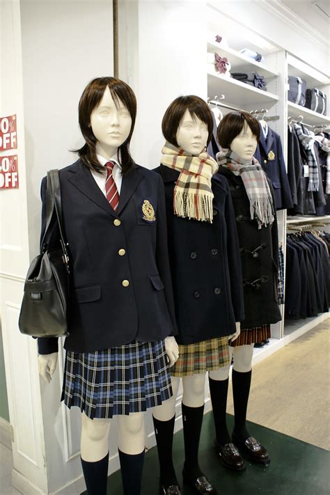 Japanese High School Uniforms~ Winter A Photo On Flickriver