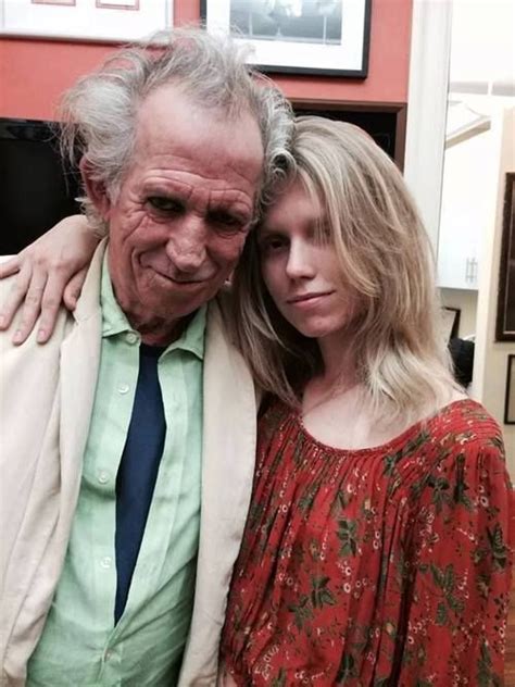 Keith Richards And His Daughter Theodora Stones Plus One Rolling Stones Keith Richards