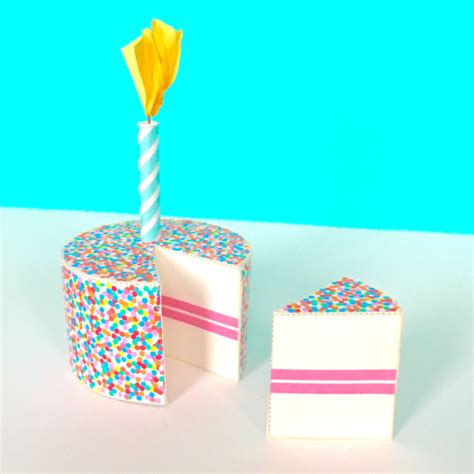 Birthday Cake Printable Papercraft