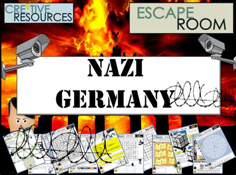 Cre8tive Resources Ks3 Or Ks4 History Gcse Nazi Germany Escape Room