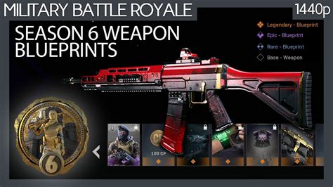 Call Of Duty Warzone All Weapon Blueprint Details In Season 6 Battle