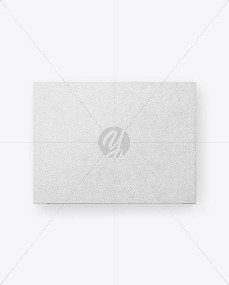 Download Kraft Paper Box Mockup - Top View in Box Mockups on Yellow Images Object Mockups