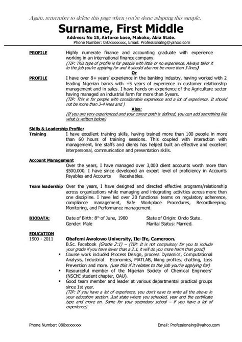 Cv Template For Over 60 Resume Format Resume Examples Good Resume