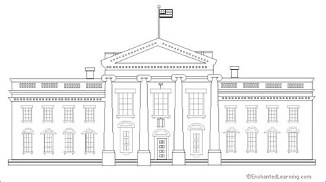 White House Coloring Coloring Pages