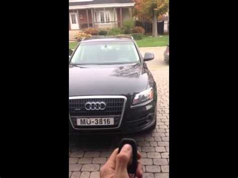 Check spelling or type a new query. Audi A4/A5/Q5 3x lock remote start - YouTube