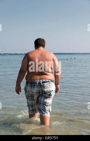 Overweight Man Stock Photo Alamy