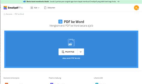 Pdf2word Ubah Pdf Ke Word Online Gratis Smallpdf