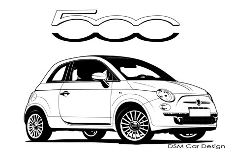 Fiat Free Coloring Pages