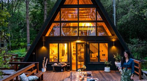 This A Frame Cabin In West Marin Is A Modern Boho Paradise Sunset