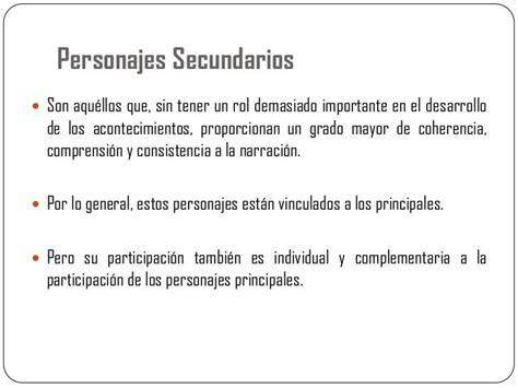 Personaje Secundario Definici N Caracter Sticas Y Ejemplos Resumen