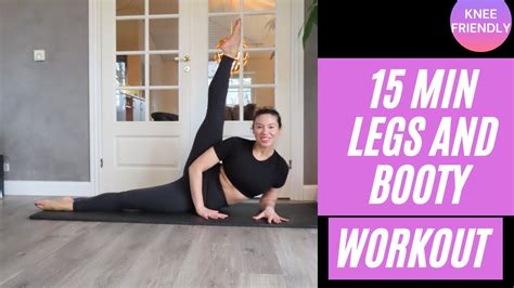 15 Minute Pilates Legs And Booty Workout KNEE FRIENDLY YouTube