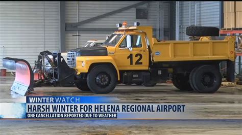 Helena Airport Tackles Snow Removal Youtube